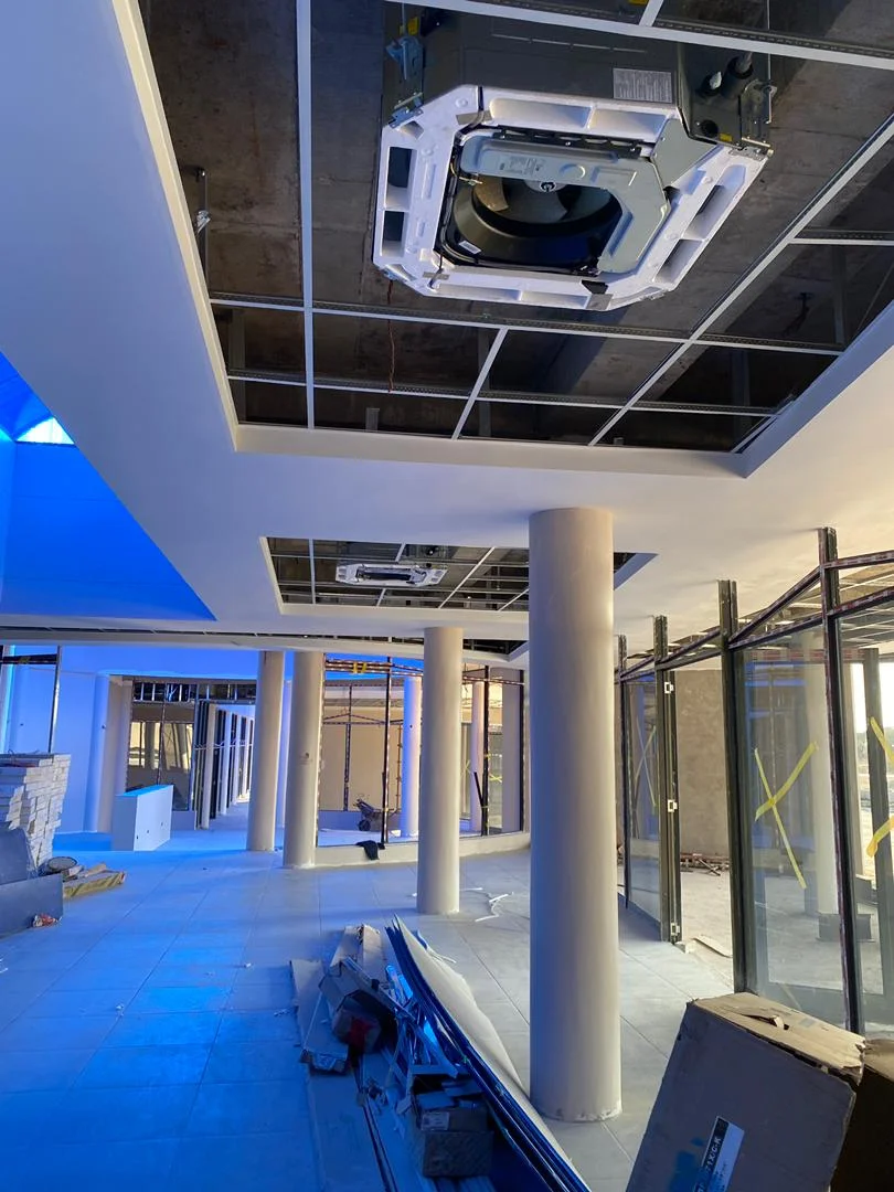 HVAC air conditioning unit installation